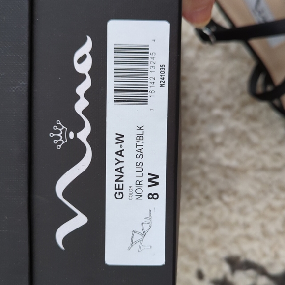 NWB Nina Genaya evening dress sandals - Picture 7 of 9